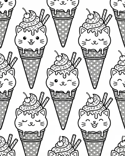Free printable cat birthday cake with candles coloring page coloring page for adults and kids