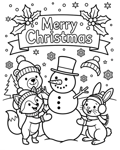 Christmas Coloring Pages — free printable coloring pages