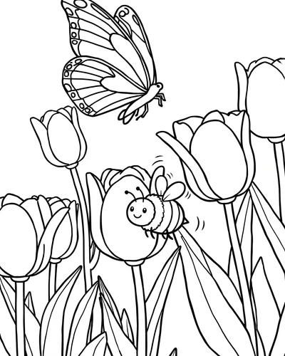 Flower Coloring Pages preview