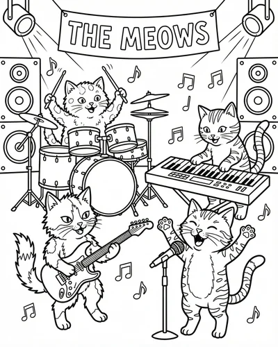 Cat Coloring Pages preview