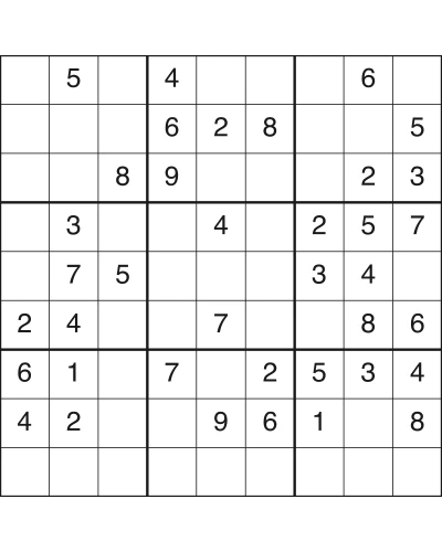 Free printable easy sudoku puzzle number 6 with solution, beginner level, US Letter PDF