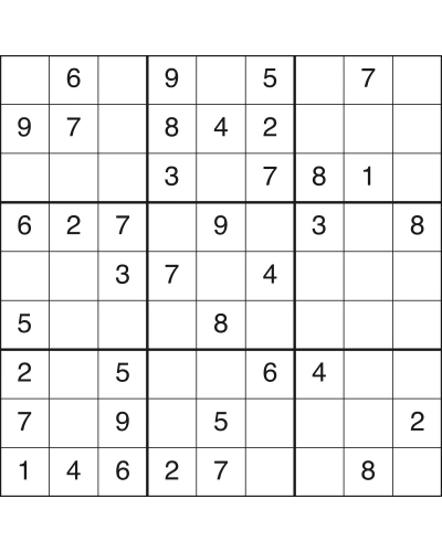 Free printable easy sudoku puzzle number 9 with solution, beginner level, US Letter PDF