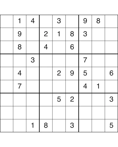 Free printable medium sudoku puzzle number 12 with solution, medium level, US Letter PDF