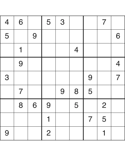 Free printable medium sudoku puzzle number 13 with solution, medium level, US Letter PDF
