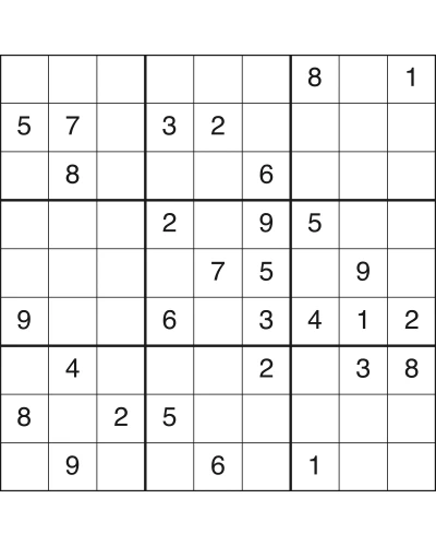 Free printable medium sudoku puzzle number 17 with solution, medium level, US Letter PDF