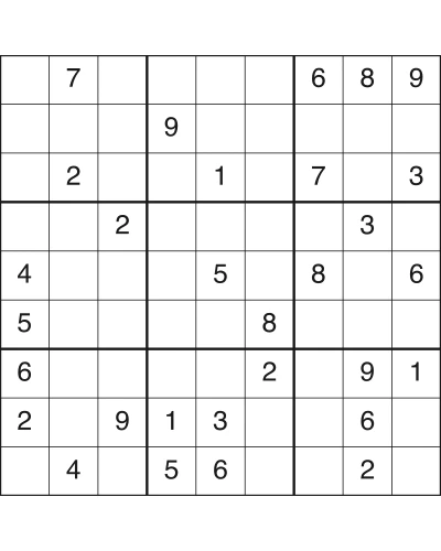 Free printable medium sudoku puzzle number 19 with solution, medium level, US Letter PDF
