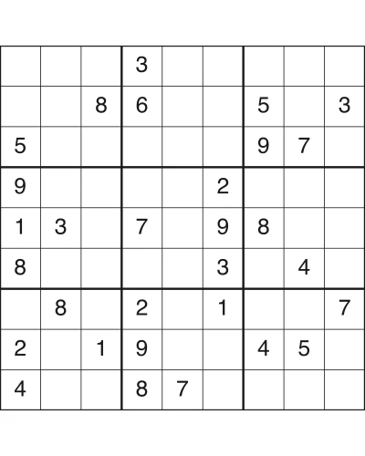Free printable medium sudoku puzzle number 22 with solution, medium level, US Letter PDF