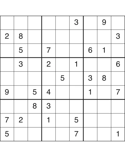 Free printable medium sudoku puzzle number 23 with solution, medium level, US Letter PDF