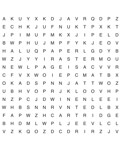 Free printable word search puzzle 8, 15x15 grid, 4 directions, US Letter PDF with answer key